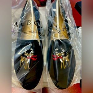 NIB Talbots Holiday/Winter Black Flats